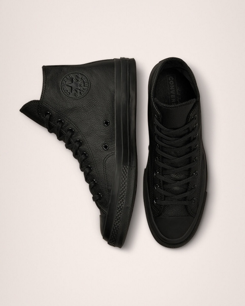 Converse Chuck 70 Tonal Cuir Noir Noir Noir  | JNW-9576974