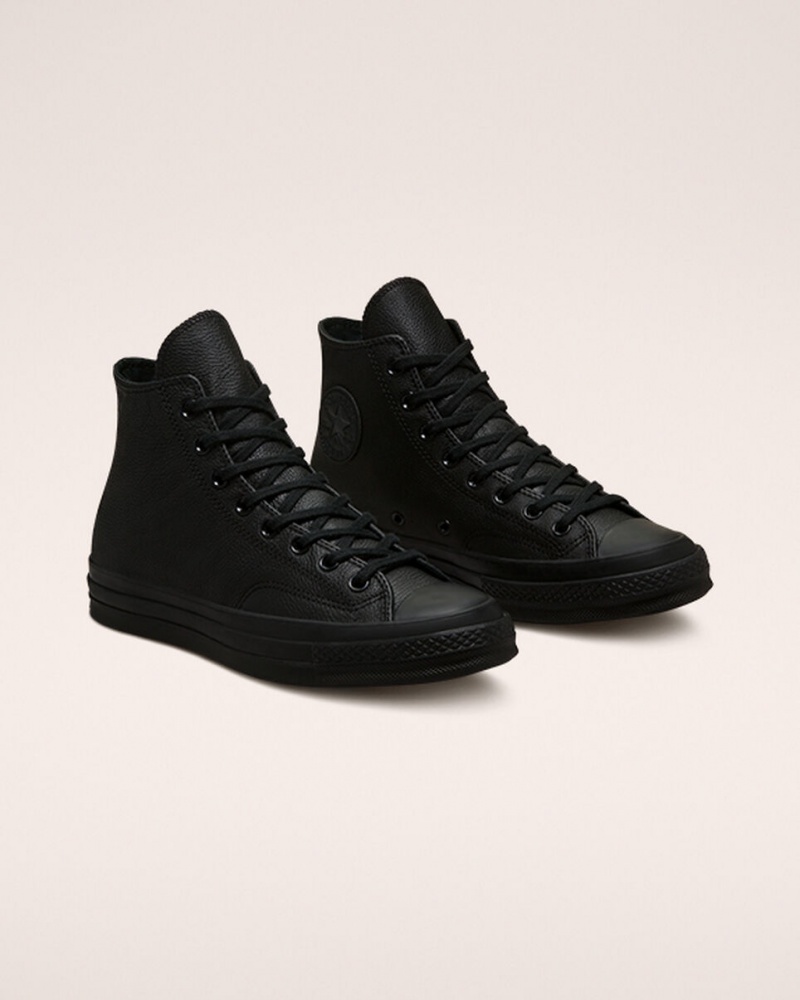 Converse Chuck 70 Tonal Cuir Noir Noir Noir  | PMC-8013045