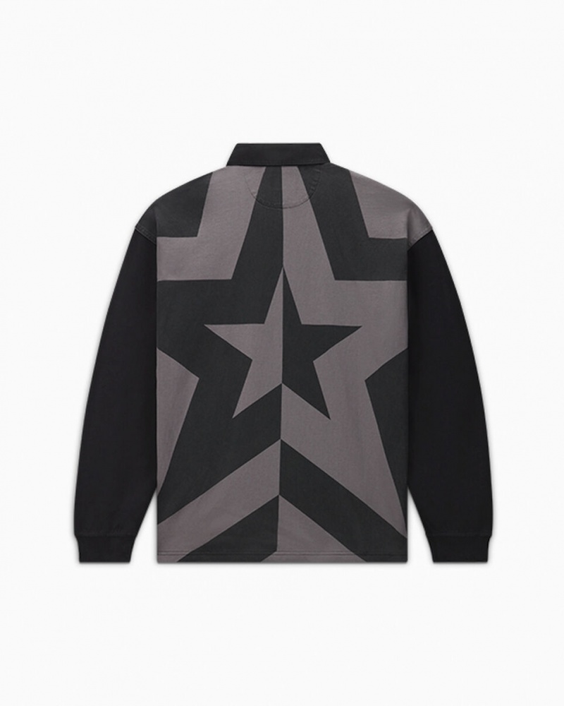 Converse Converse x Awake NY Rugby Shirt Noir  | KBE-0035652