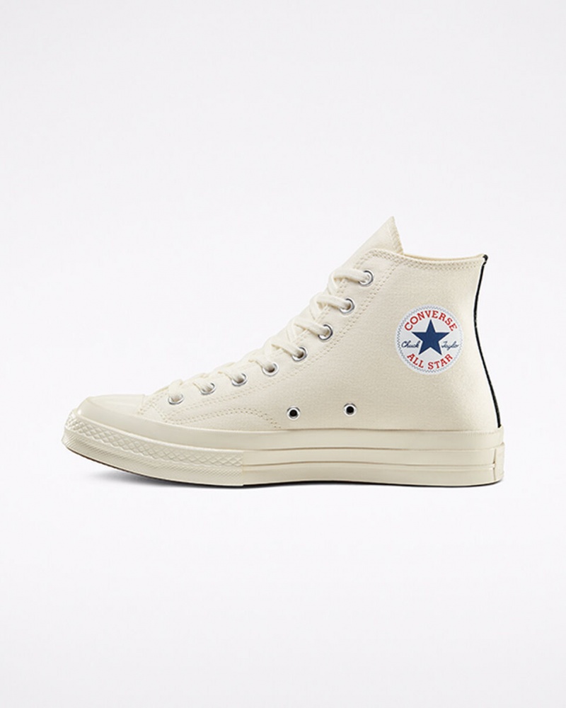 Converse Converse x Comme des Garçons PLAY Chuck 70 Blanche Rouge  | BYQ-2182581