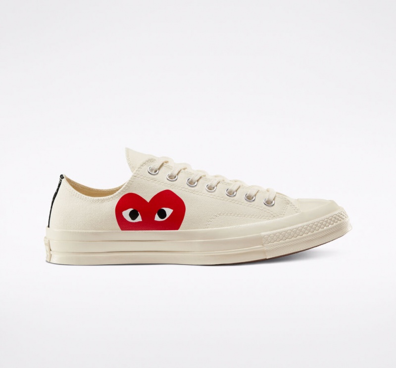 Converse Converse x Comme des Garçons PLAY Chuck 70 Blanche Rouge  | NIZ-6583373