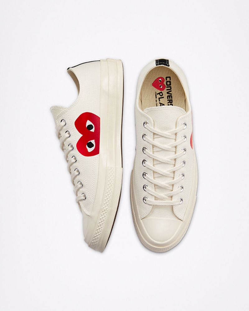 Converse Converse x Comme des Garçons PLAY Chuck 70 Blanche Rouge  | NIZ-6583373