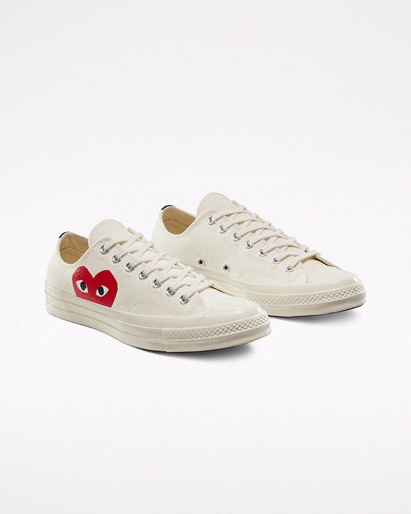 Converse Converse x Comme des Garçons PLAY Chuck 70 Blanche Rouge  | NIZ-6583373