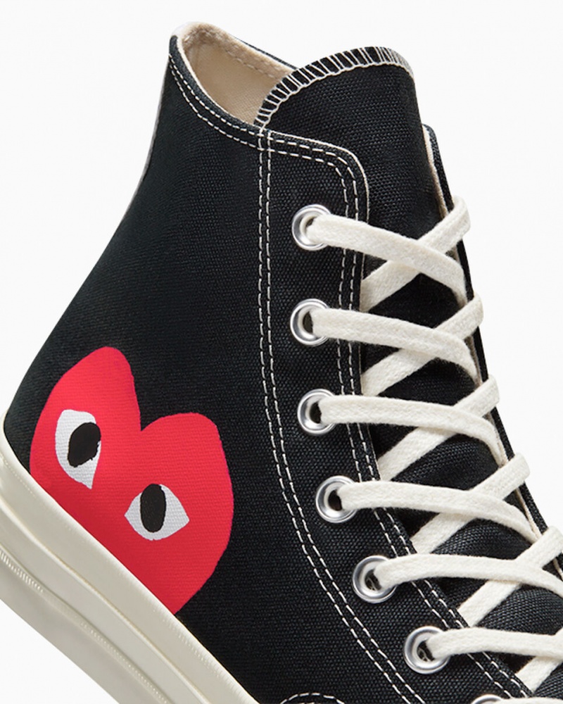 Converse Converse x Comme des Garçons PLAY Chuck 70 Noir Blanche Rouge  | IGK-3183588