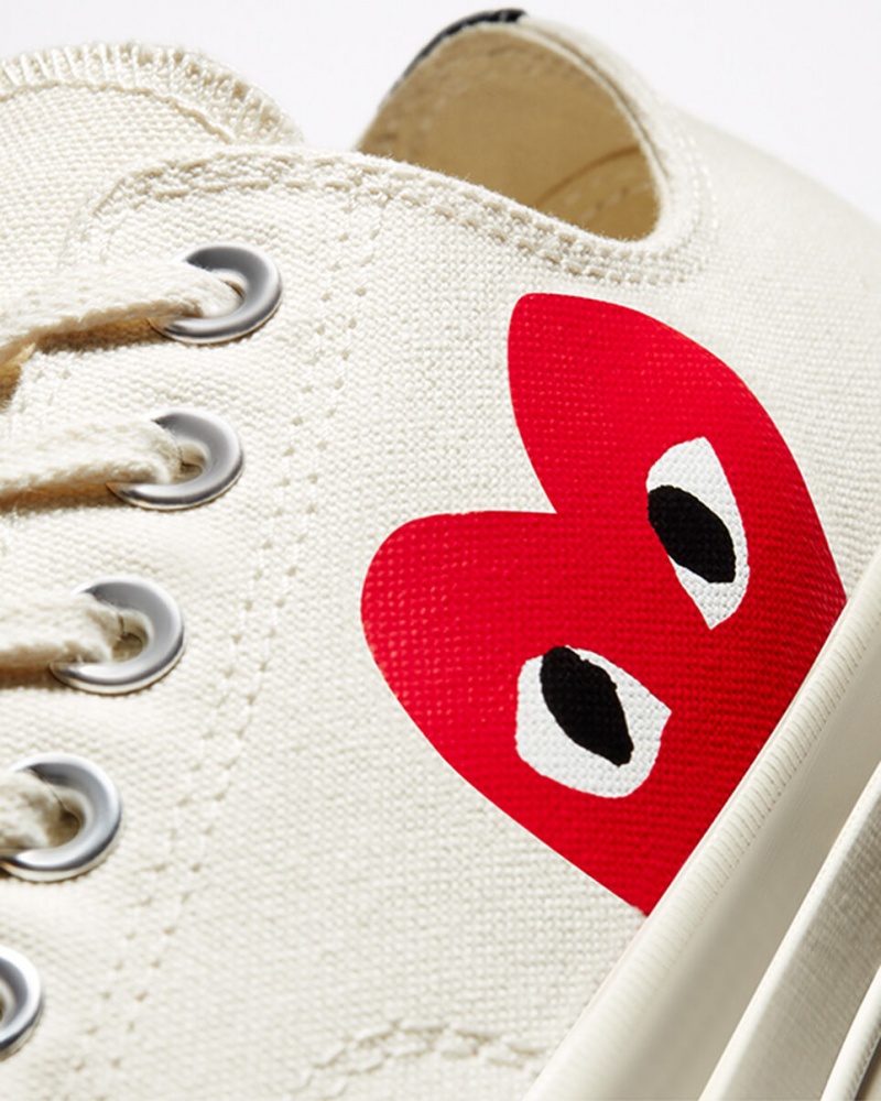 Converse Converse x Comme des Garçons PLAY Chuck 70 Blanche Rouge  | NIZ-6583373