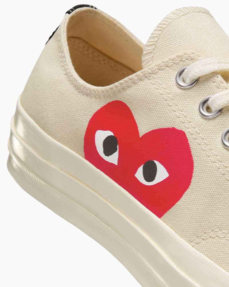 Converse Converse x Comme des Garçons PLAY Chuck 70 Blanche Rouge  | VRC-7224796