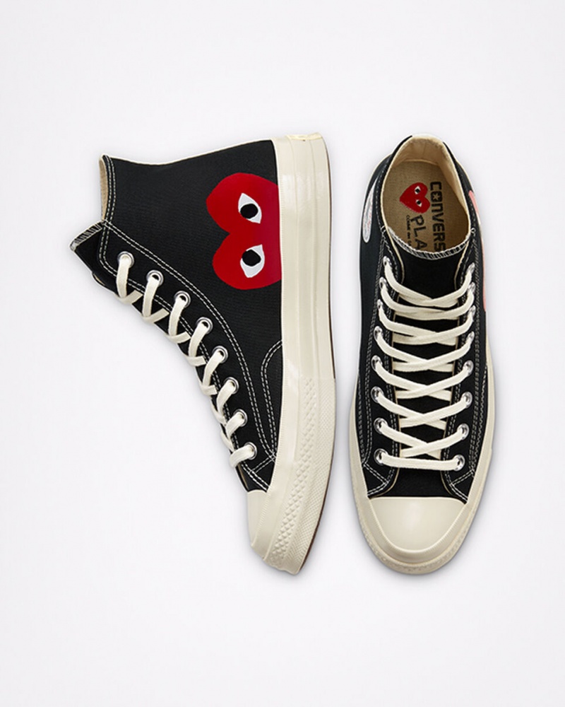 Converse Converse x Comme des Garçons PLAY Chuck 70 Noir Blanche Rouge  | MFI-8303263