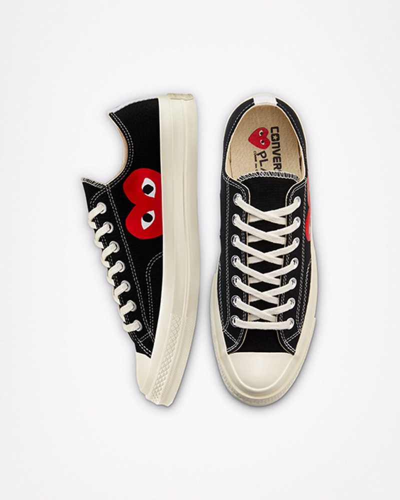 Converse Converse x Comme des Garçons PLAY Chuck 70 Noir Blanche Rouge  | BTM-0809780