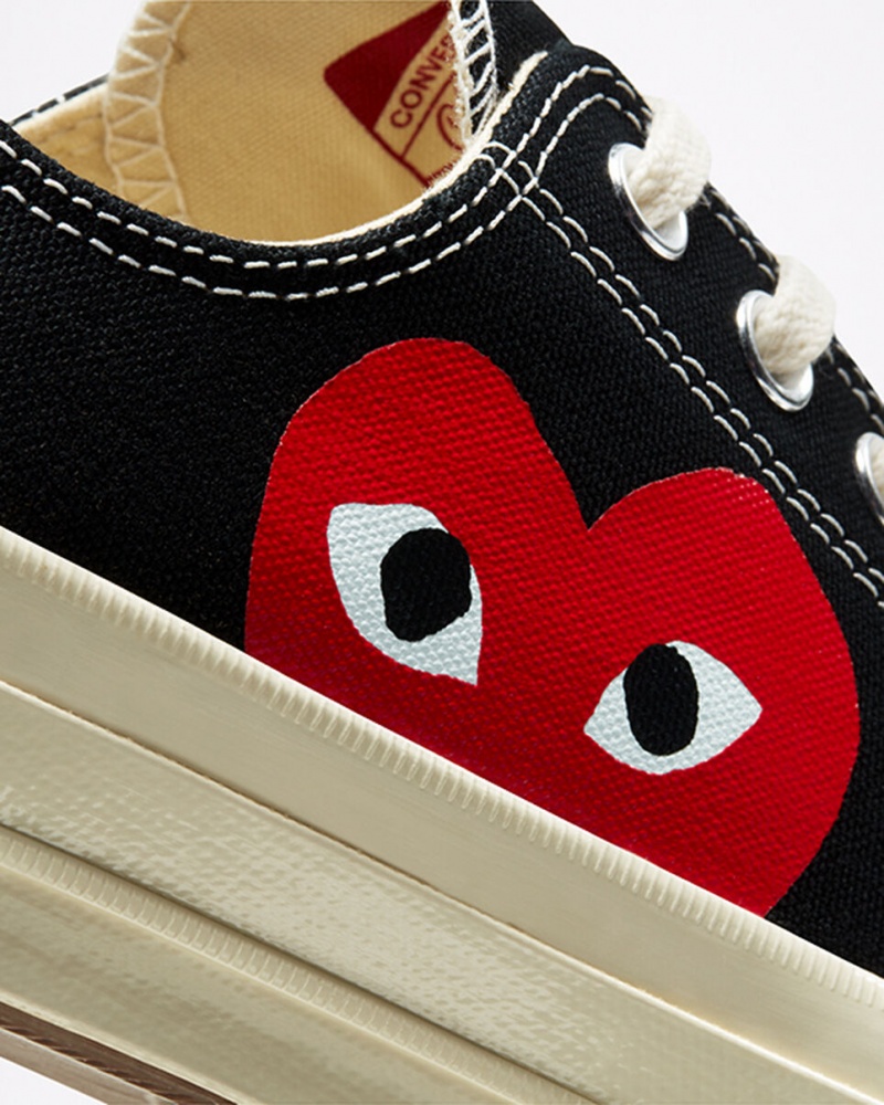 Converse Converse x Comme des Garçons PLAY Chuck 70 Noir Blanche Rouge  | BTM-0809780