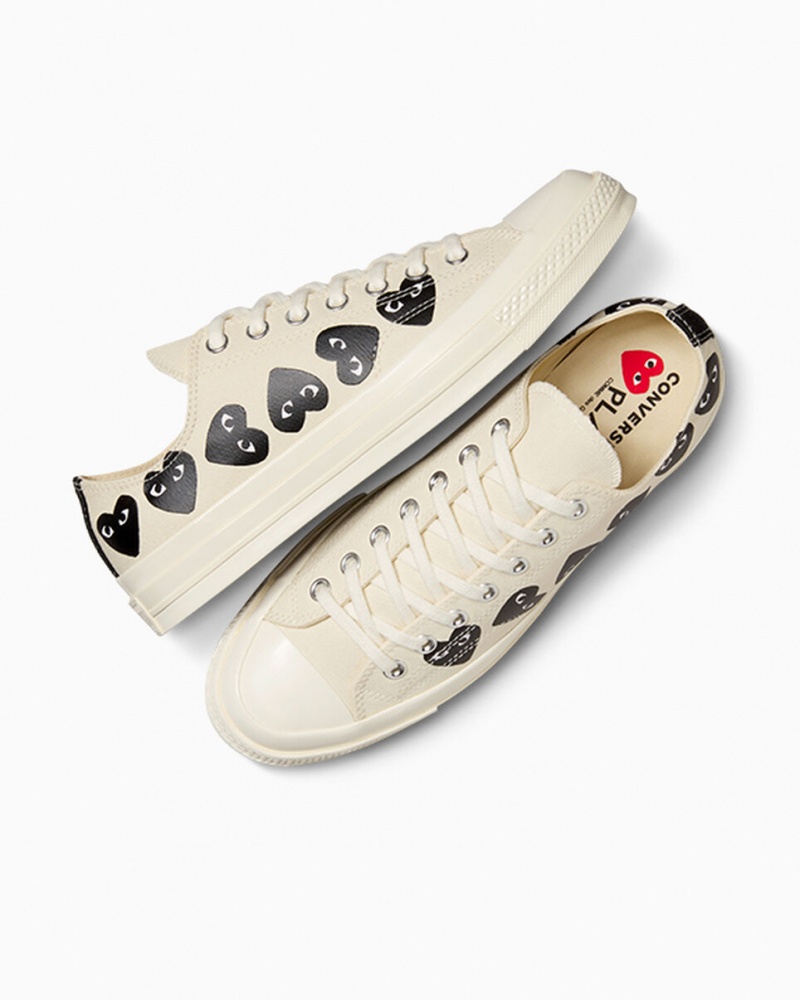 Converse Converse x Comme des Garçons PLAY Chuck 70 Multi Heart Noir  | VVP-0759956