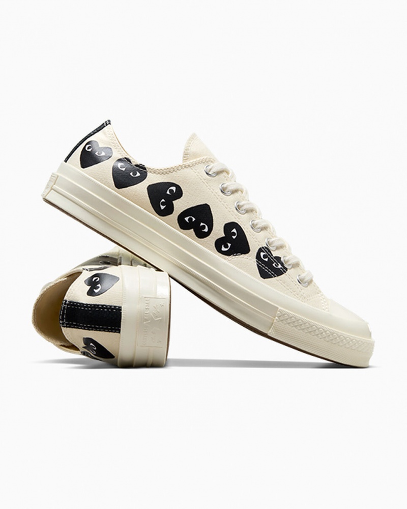 Converse Converse x Comme des Garçons PLAY Chuck 70 Multi Heart Noir  | VVP-0759956