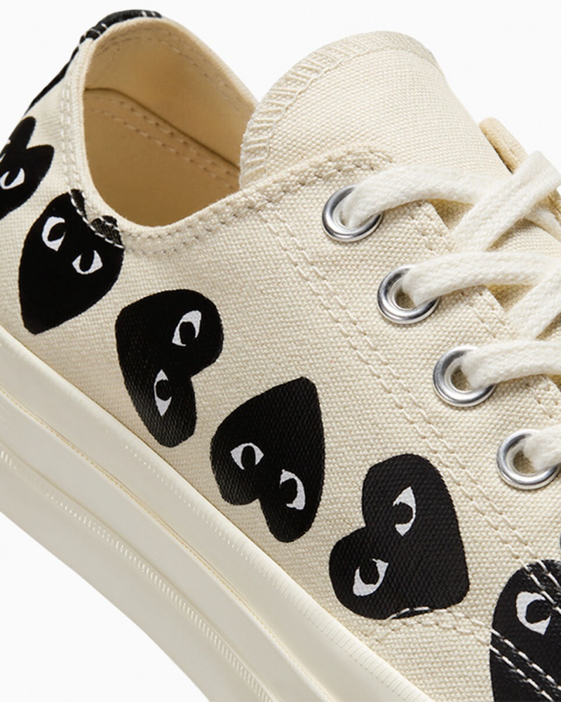 Converse Converse x Comme des Garçons PLAY Chuck 70 Multi Heart Noir  | VVP-0759956