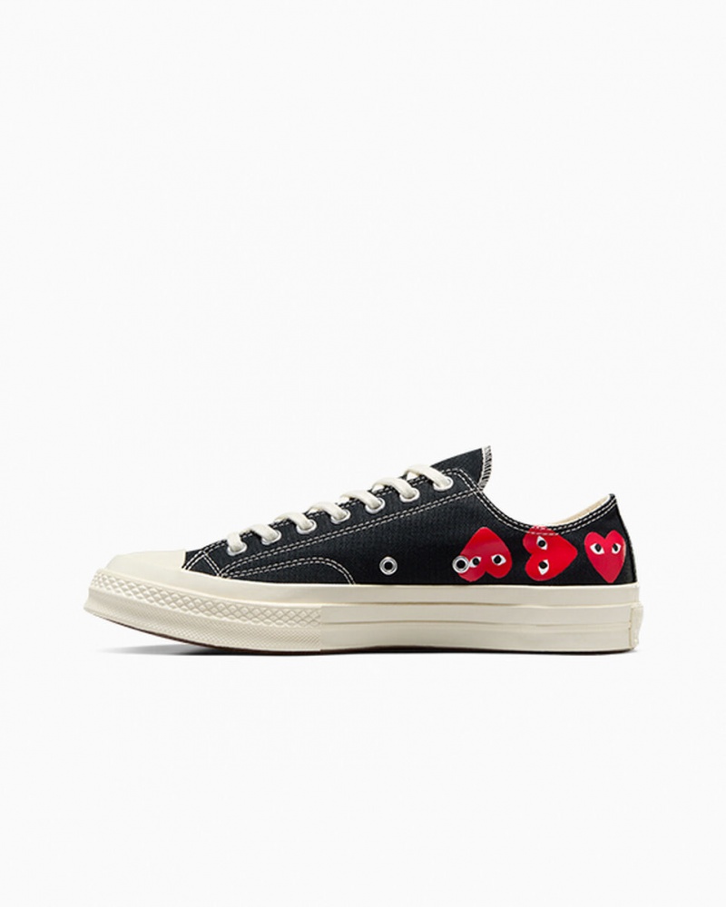 Converse Converse x Comme des Garçons PLAY Chuck 70 Multi Heart Noir Rouge  | EQL-0514102