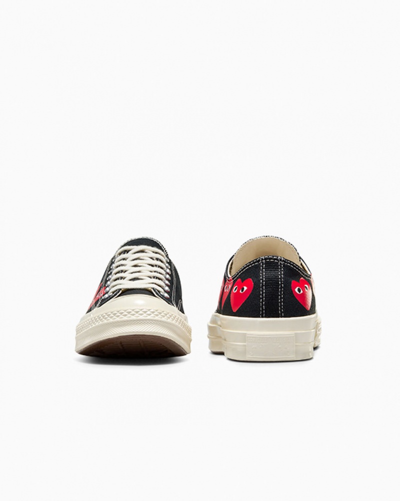 Converse Converse x Comme des Garçons PLAY Chuck 70 Multi Heart Noir Rouge  | EQL-0514102