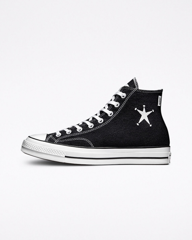 Converse Converse x Stüssy Chuck 70 Noir Blanche Noir  | YBQ-3061057