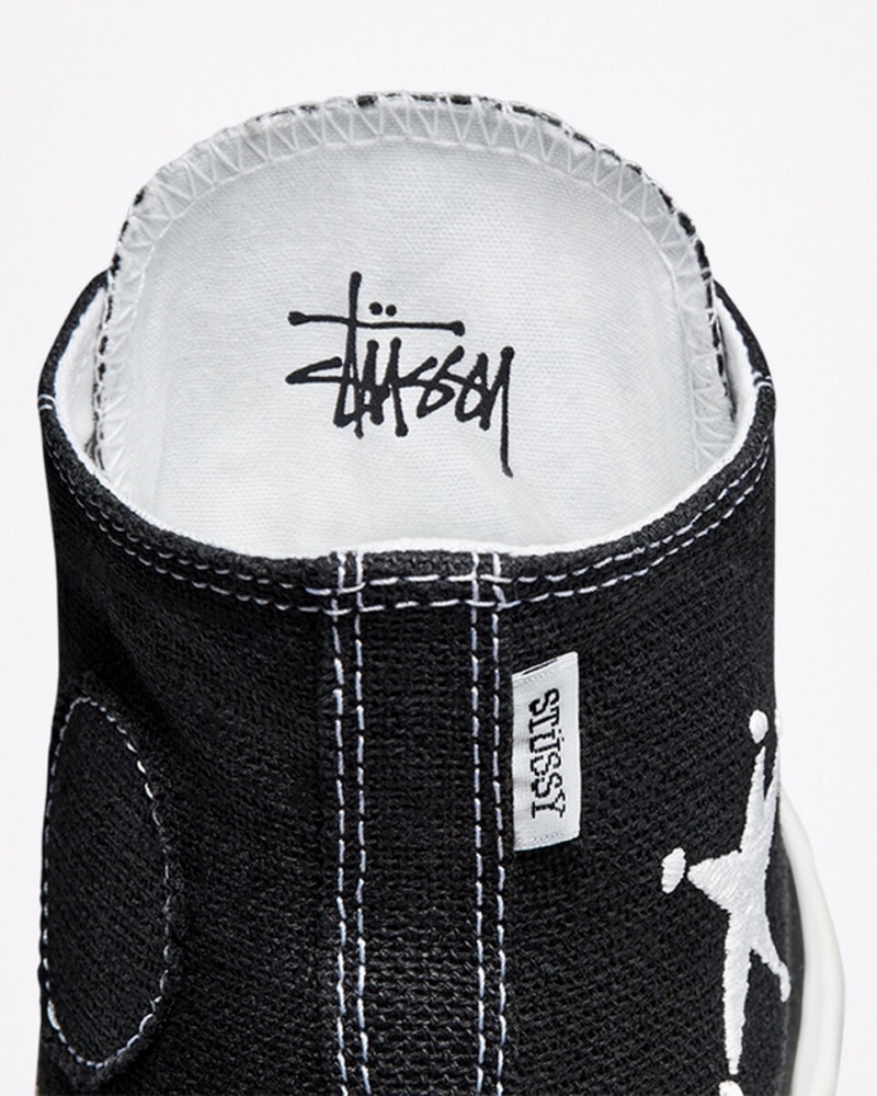 Converse Converse x Stüssy Chuck 70 Noir Blanche Noir  | YBQ-3061057