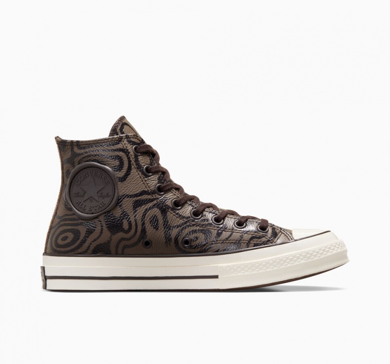 Converse Converse x Wonka Chuck 70 Chocolate Swirl Marron  | UDR-7965996