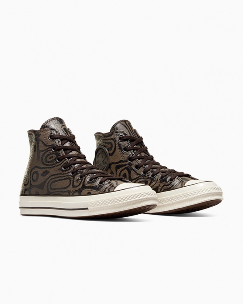 Converse Converse x Wonka Chuck 70 Chocolate Swirl Marron  | UDR-7965996