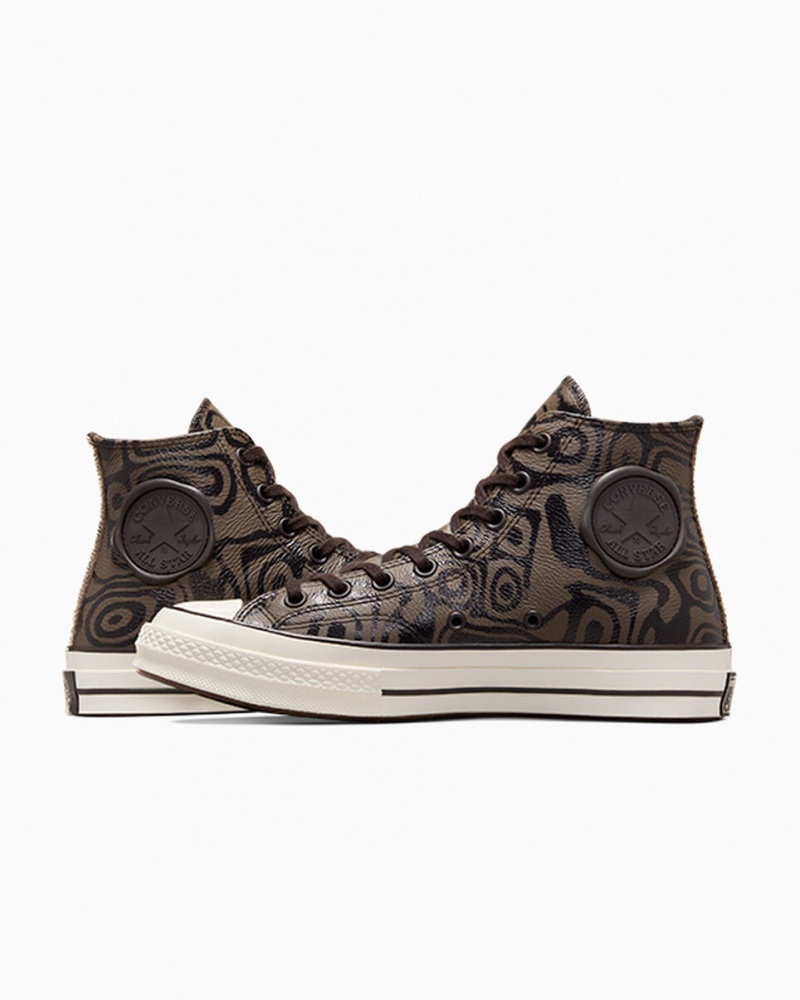 Converse Converse x Wonka Chuck 70 Chocolate Swirl Marron  | UDR-7965996