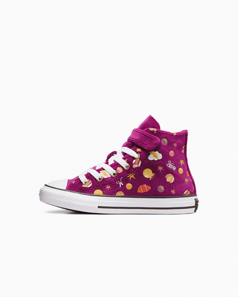 Converse Converse x Wonka Chuck Taylor All Star Easy On Violette Doré Blanche  | ADN-4789386