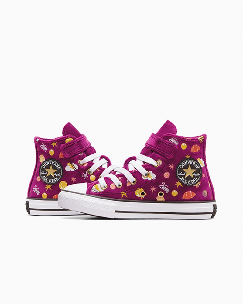 Converse Converse x Wonka Chuck Taylor All Star Easy On Violette Doré Blanche  | ADN-4789386