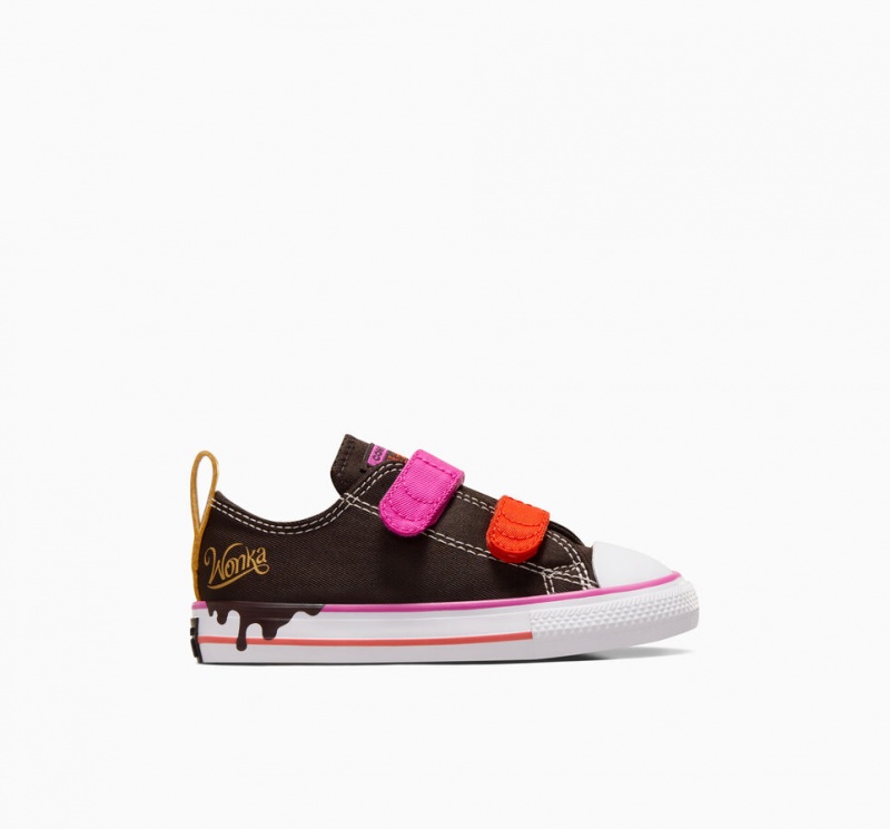 Converse Converse x Wonka Chuck Taylor All Star Easy On Marron Rose Blanche  | JCS-0545675