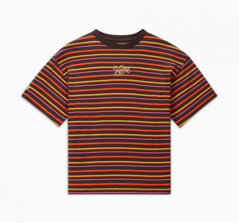 Converse Converse x Wonka Rayé T-Shirt Wonka Stripe  | TEN-2075220