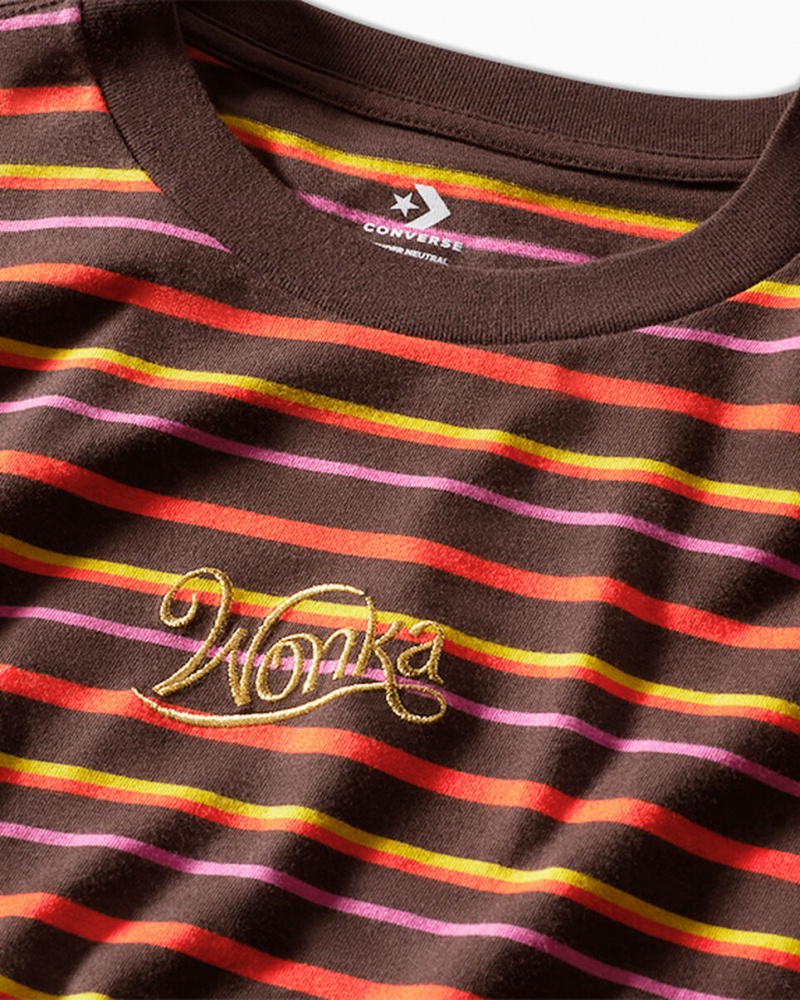 Converse Converse x Wonka Rayé T-Shirt Wonka Stripe  | TEN-2075220