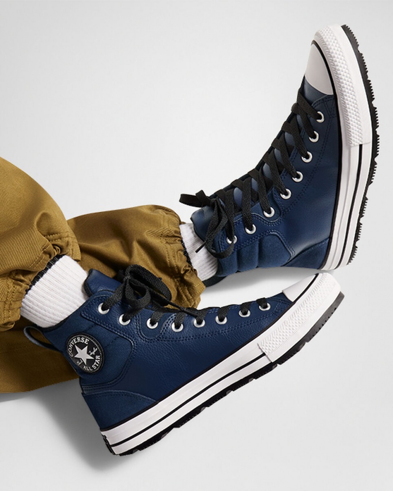 Converse Chuck Taylor All Star Berkshire Boot Obsidienne Noir Blanche  | JGI-2639733