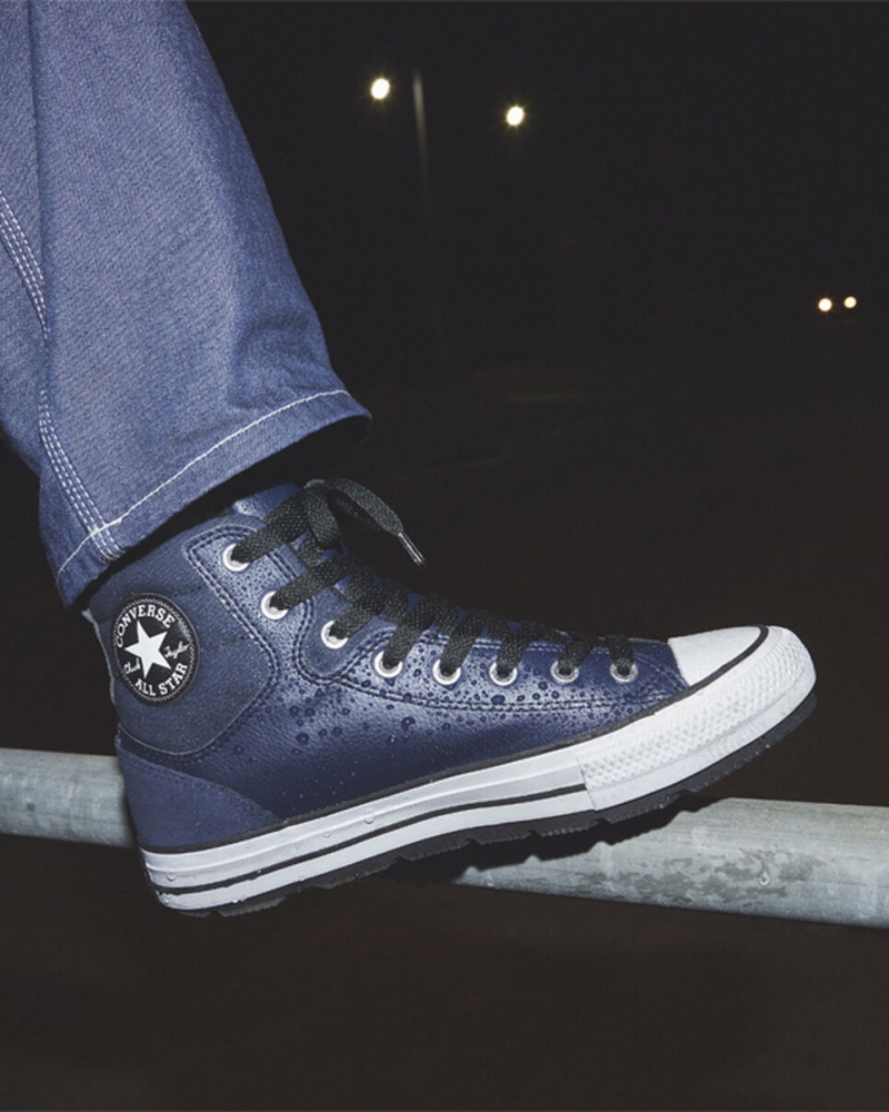 Converse Chuck Taylor All Star Berkshire Boot Obsidienne Noir Blanche  | JGI-2639733