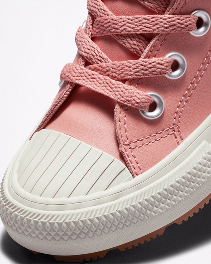 Converse Chuck Taylor All Star Berkshire Boot Cuir Rose Rose  | QIN-0797089