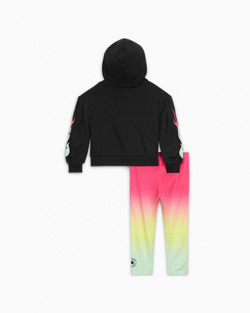 Converse Gradient Hoodie & Leggings Set Rose  | XLT-7136106