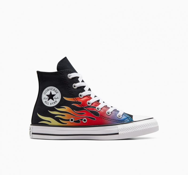 Converse Chuck Taylor All Star Cars Noir Noir Blanche  | SOG-6222882