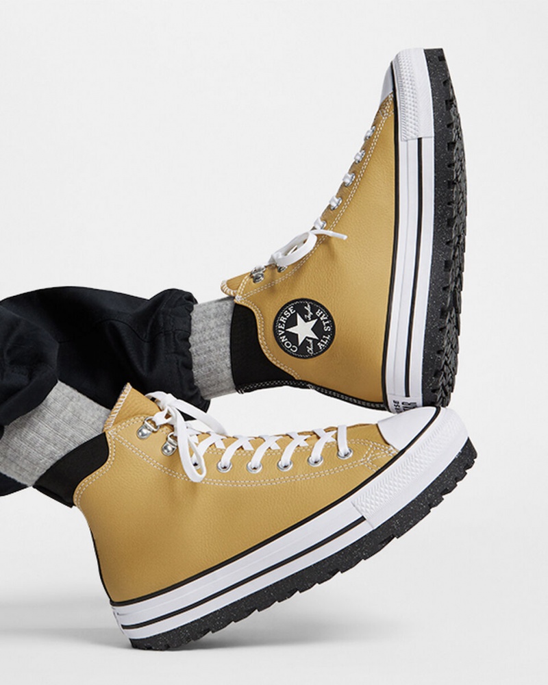 Converse Chuck Taylor All Star City Trek Imperméables Boot Noir Blanche  | XHT-9065179