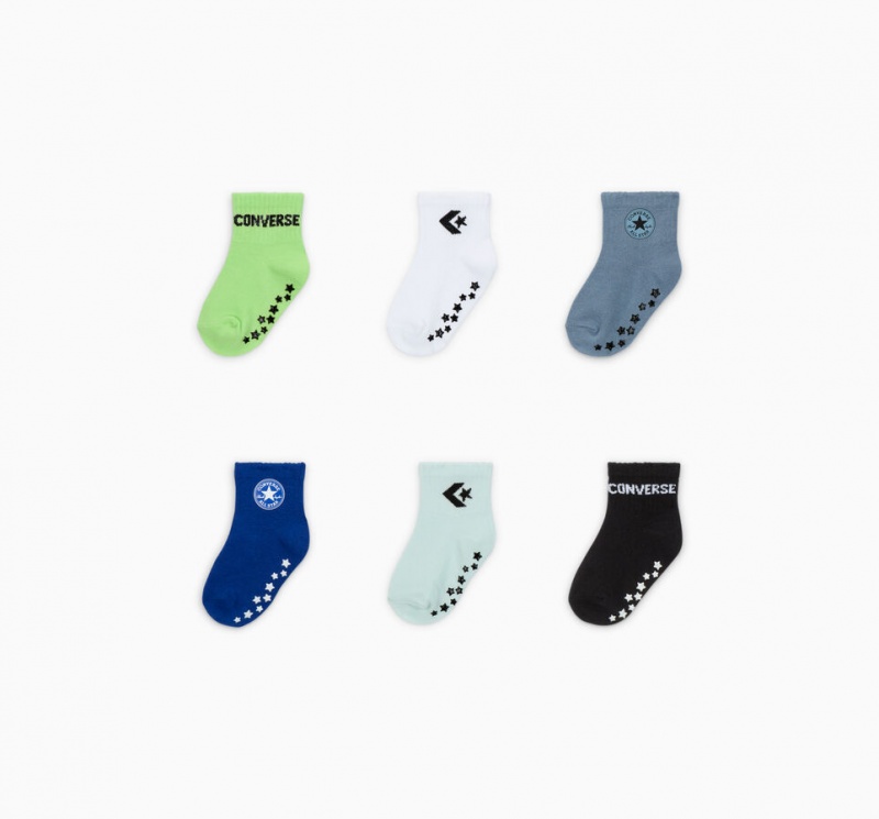 Converse Gripper 6-Pack Socks Vert  | OVI-7748139