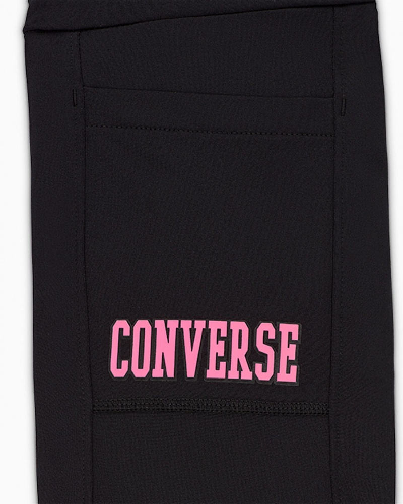 Converse High Rise Flare Leggings Noir  | PFC-5889120