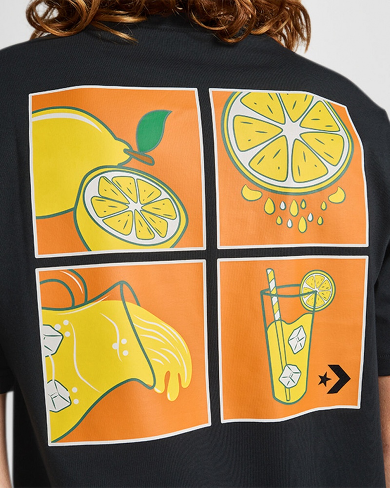 Converse How-To Lemonade T-Shirt Noir  | NNM-5690707