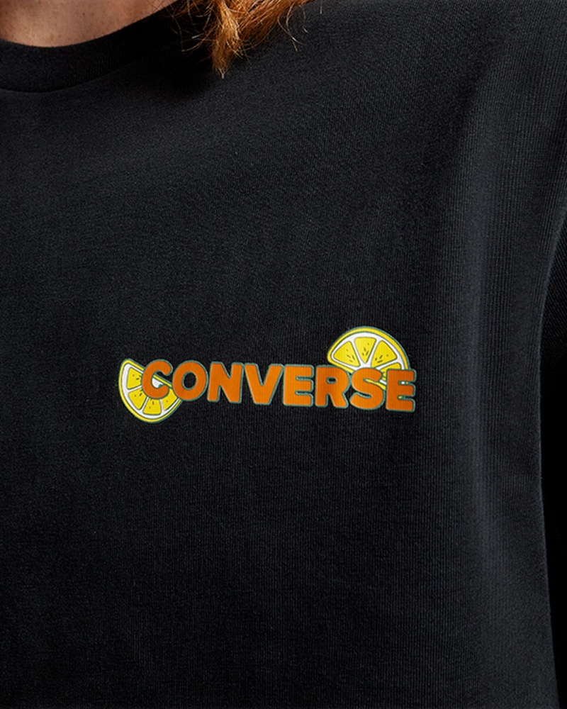 Converse How-To Lemonade T-Shirt Noir  | NNM-5690707