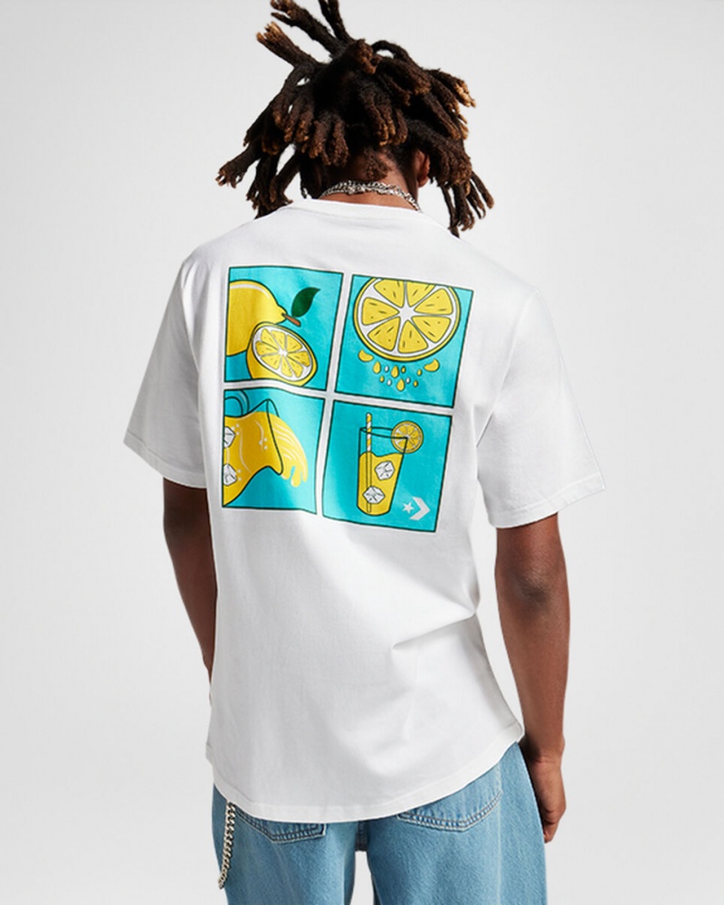 Converse How-To Lemonade T-Shirt Blanche  | KKO-3632330