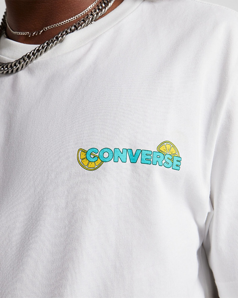 Converse How-To Lemonade T-Shirt Blanche  | KKO-3632330