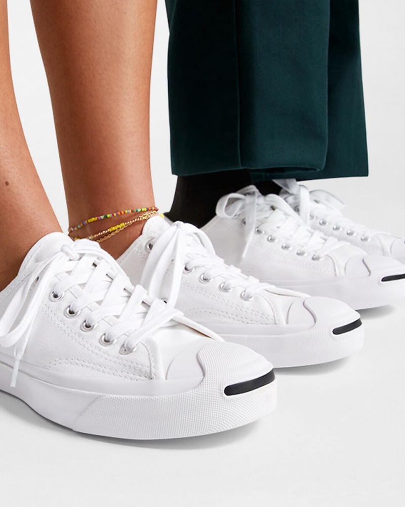 Converse Jack Purcell Blanche Blanche Noir  | YTU-8416367