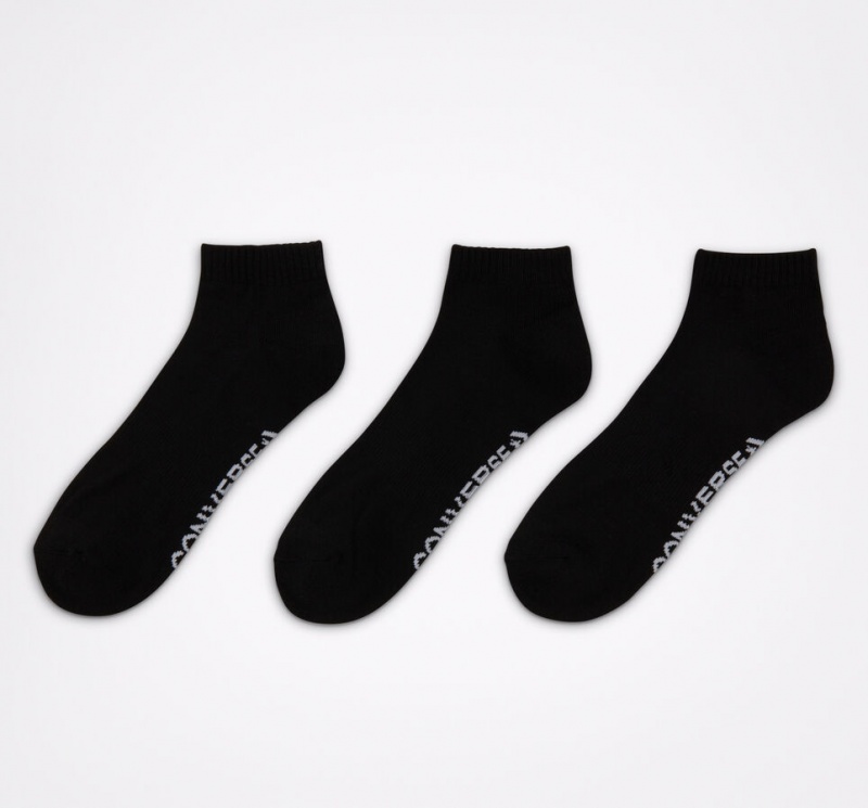 Converse Made For Chucks High-Cut Ankle 3-Pack Socks Noir  | TAP-8641254