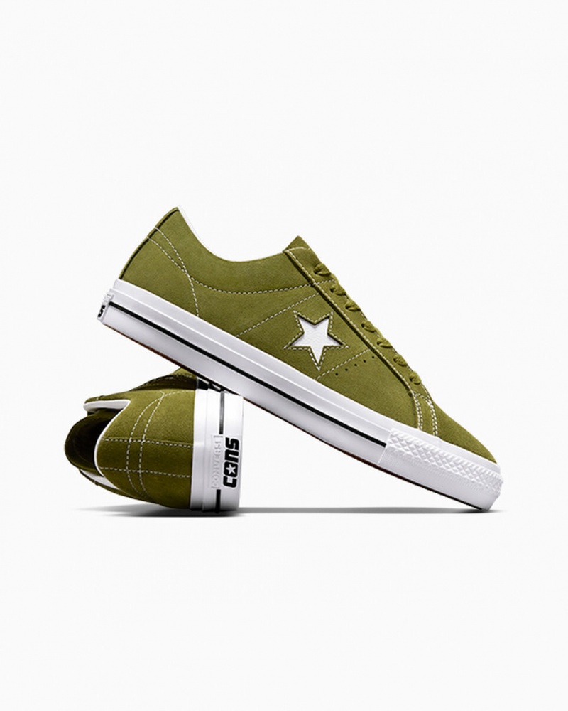 Converse One Star Pro Vert Blanche Noir  | ZWM-0483178