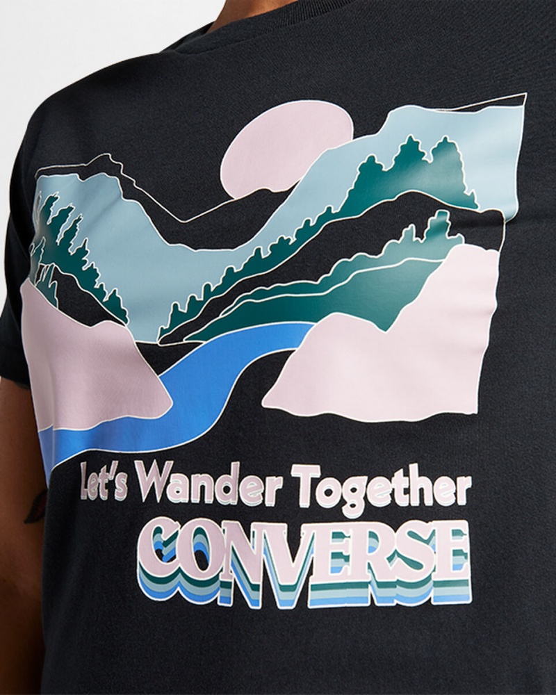 Converse Outdoor Art T-Shirt Noir  | GID-8896226