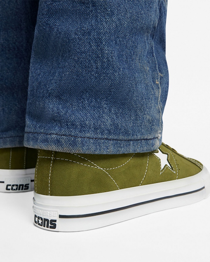 Converse One Star Pro Vert Blanche Noir  | ZWM-0483178