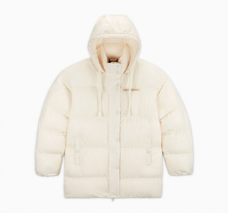 Converse Oversized Super Puffer Jacket Egret  | UNC-5827198