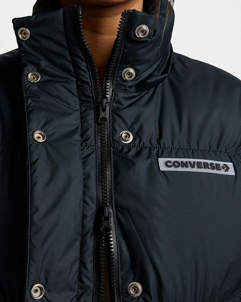 Converse Oversized Super Puffer Jacket Noir  | XVC-1993568