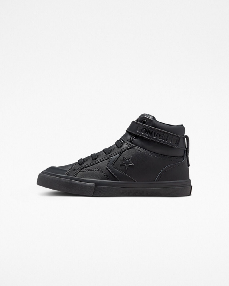 Converse Pro Blaze Brides Cuir Noir Noir Noir  | VDB-7908854