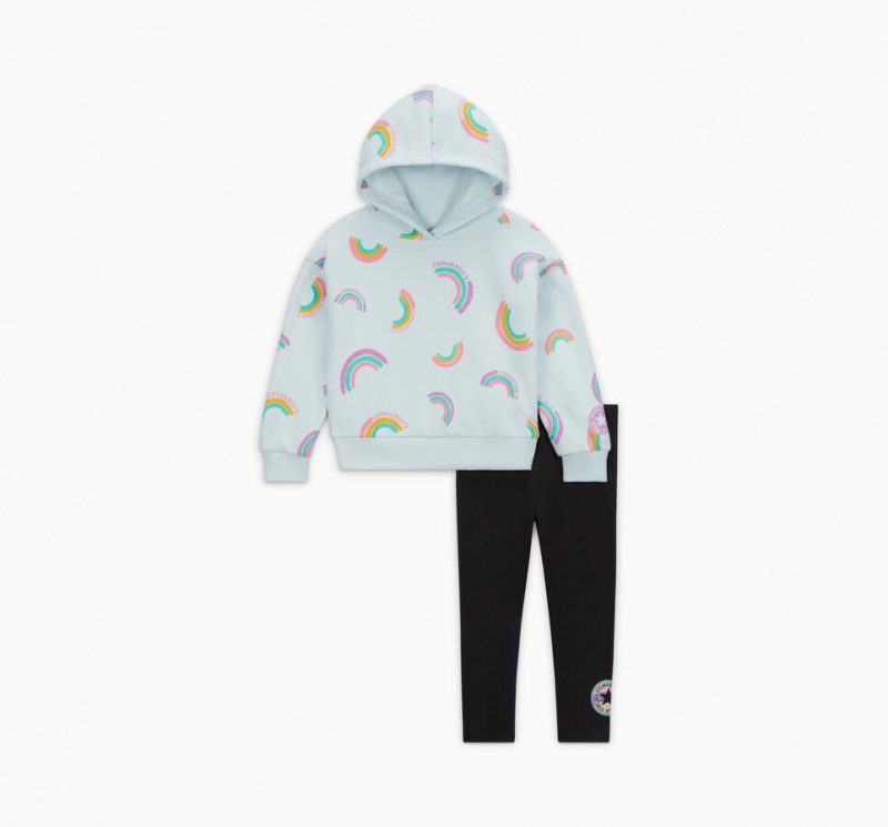 Converse Rainbow Hoodie & Leggings Set Noir  | QNW-9095999