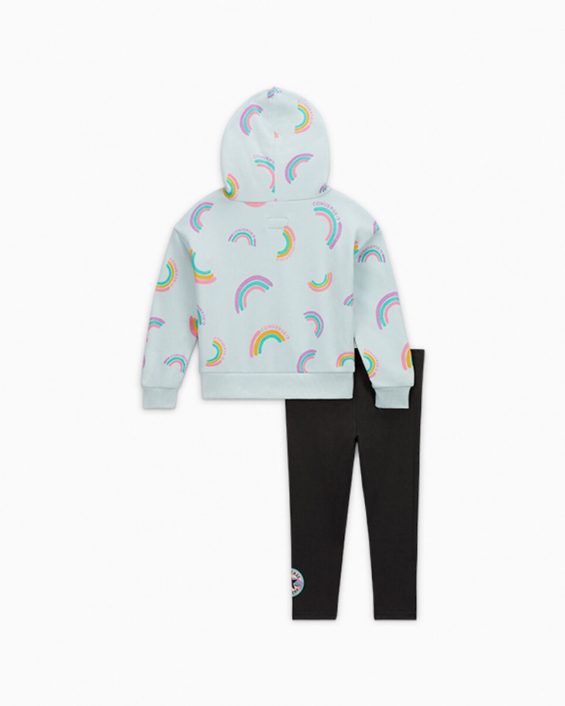 Converse Rainbow Hoodie & Leggings Set Noir  | QNW-9095999